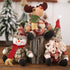 Santa Snowman Reindeer Doll Christmas Ornament